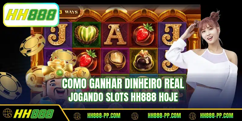 Como ganhar dinheiro real jogando Slots HH888 hoje