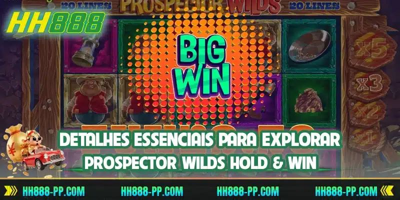 Detalhes essenciais para explorar Prospector Wilds Hold & Win