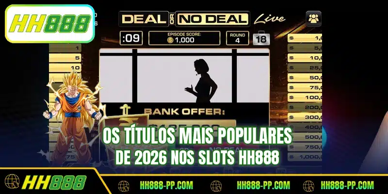 Os títulos mais populares de 2026 nos slots HH888